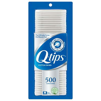 Q-tips Cotton Swabs Original for Hygiene and Beauty Care, 100% Cotton 500 Count