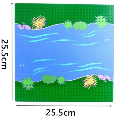 Classic Base Plates Dots Street Road Straight Curved Baseplates Building Block