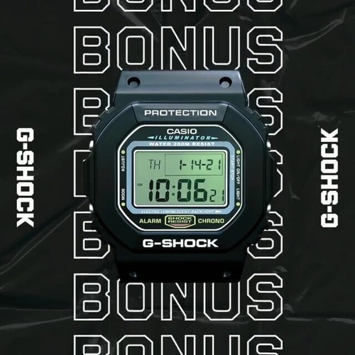 時計 CASIO G-SHOCK DW-5600E QUARTZ DW-5600E-1 | CASIO