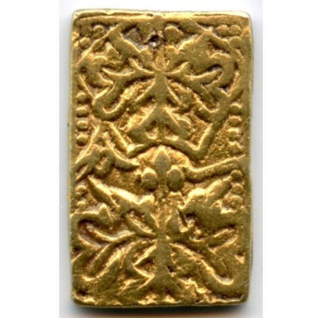 Edo Period Genbun (1736-1818) 1 Bu Ban Kin (Ichibu-Kin) Japanese Gold Coin / Bar