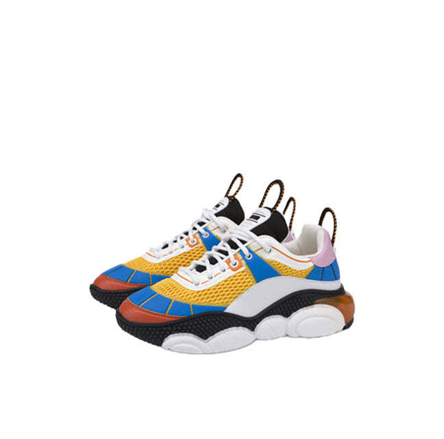 スニーカー Moschino Teddy Sneaker Moschino Couture Unisex Teddy Shoes Fluo Sneakers Trainers
