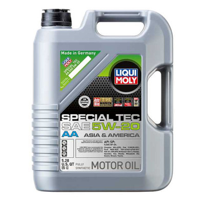LIQUI MOLY Special Tec AA SAE 5W-20 Fully Synthetic Engine Motor Oil (5 Liters)