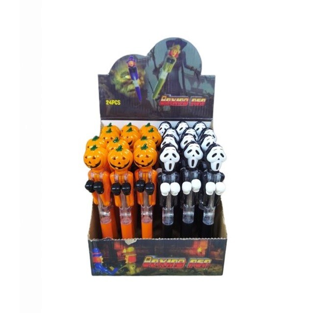 Set 24 Pezzi Penne Pen Halloween Colorati Bambini Scuola bal