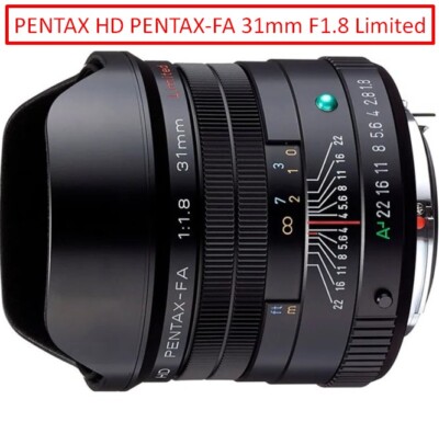 PENTAX (ペンタックス) HD FA 31mm F1.8 Limited PENTAX HD PENTAX-FA 31mm F1.8 Limited Black Single Focus Lens K