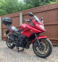 2010 Yamaha XJ 600 s Diversion...top box..20575 miles...history..A2
