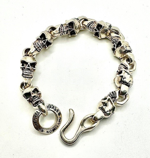【レア・極美品】ハーレーダビッドソン　ブレスレット　バングル　白頭鷲　スタッズ $_57.JPG?set_id=880000500F