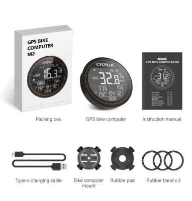 Wireless GPS Bicycle Computer ANT+ Bluetooth Cycling Bike Waterproof Speed Meter