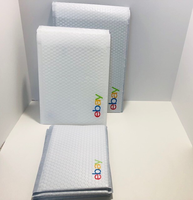 eBay Shipping Supplies Starter Kit - 15 Padded Airjackets Bubble Mailers 3 sizes