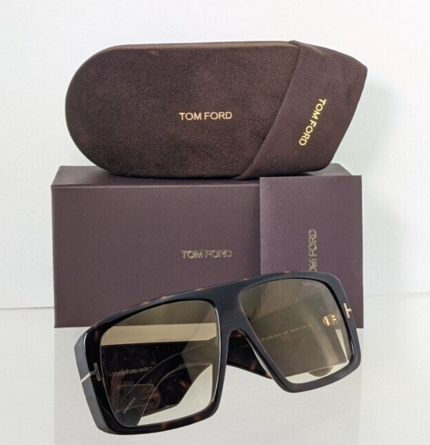 Pre-owned Tom Ford Brand Authentic  Sunglasses Ft Tf 1036 52f Raven 52f Tf1036 60mm In Brown