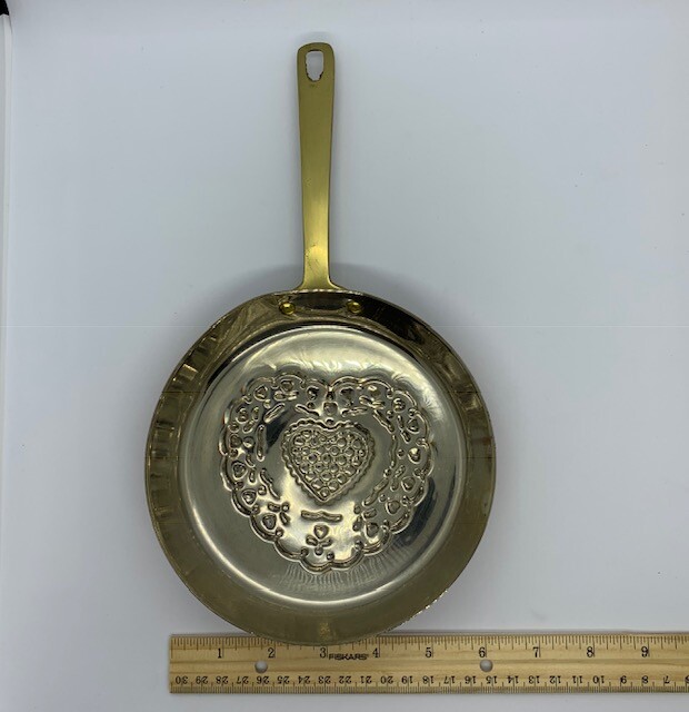 Vintage Copper Small Pan Wall Hanging Decor Lot of 3