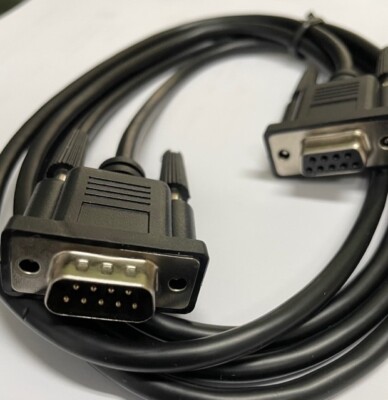AWM 2464 24AWG 300V Cable VGA 9 Pin Male to Female E214500 WL BRAND NEW 6' long