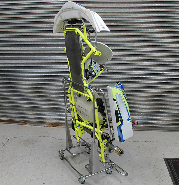 Go Kart Chrome Vertical Display Upright Stand Karting Race Racing