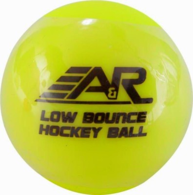 A&R Roller Street Floor Hockey Low Bounce Ball, Yellow, Cold Temperature Use