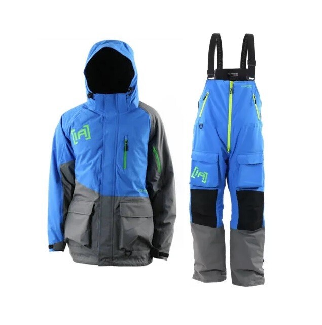 Clam Ice Armor EdgeX 2 Piece Ice Fishing Suit - Size Large Jacket & Bibs - NEW!