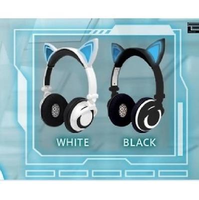 Glowing cat ear headphones nekomimi cute kawaii Cosplay Party 2 Color New Japan