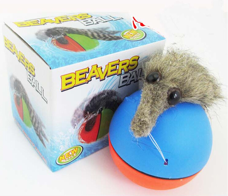 Palla Castoro Giocattolo Elettrico per Giochi Acqua Movimento Gatto Cane Linq
