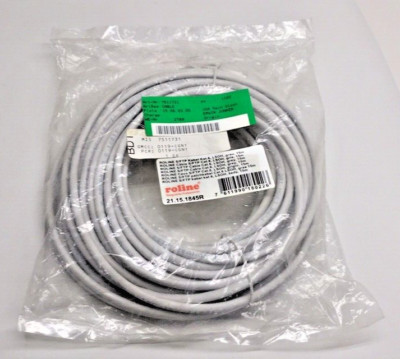 Erwin Junker 7511731 Cable Cat 6 S/FTP LSOH Grey 15m Roline # 21.15.1845R