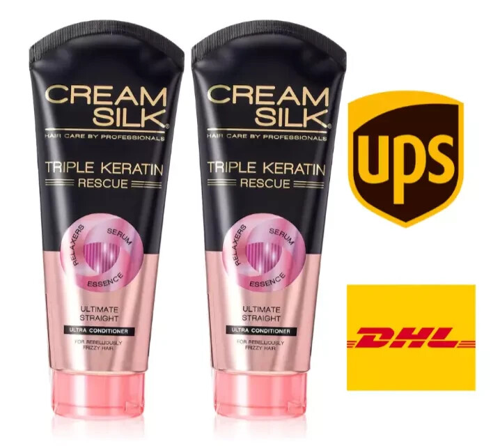 Cream Silk Triple Keratin Rescue Ultimate Straight