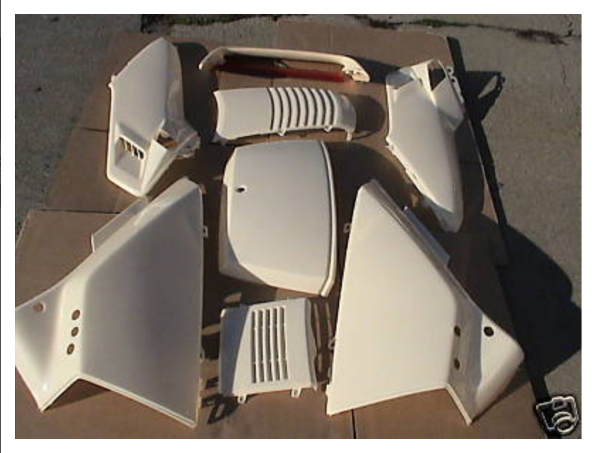HONDA HELIX CN250 FUSION CN 250 SCOOTER UNPAINTED PANELS SET No