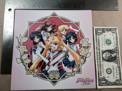 Sailor Moon Crystal 8'' x 8'' Promo Card Anime Expo 2015 NYCC Viz Media