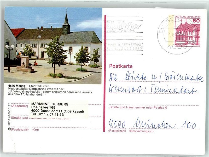 39555364 - 6640 Merzig Fitten St. Wendalinus Kapelle