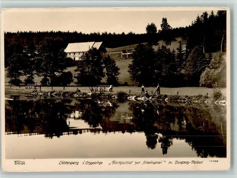 10089330 - 9208 Lichtenberg Forstgasthof Zur Schwingerei Mit Burgberg-Freibad