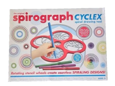 Spirograph Cyclex Craft Color School Art Gift Play Tensil Trace Draw Write NEW