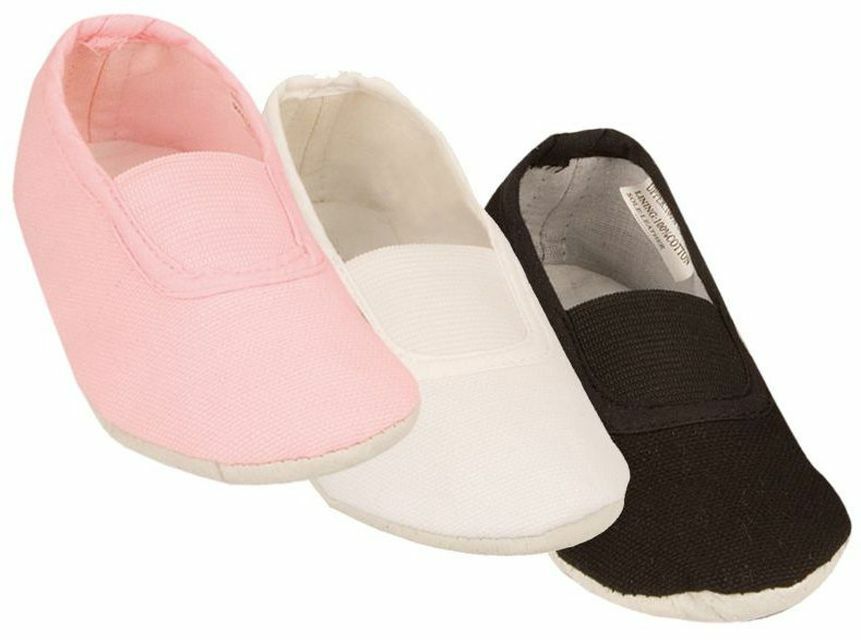 Gymnastikschuhe Ballettschuhe Turnschlappen Grössen 25 - 42 schwarz rosa weiss