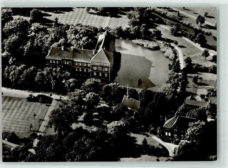 39394501 - 4358 Struenkede Fliegeraufnahme Emschertalmuseum Mit Schlosskapelle