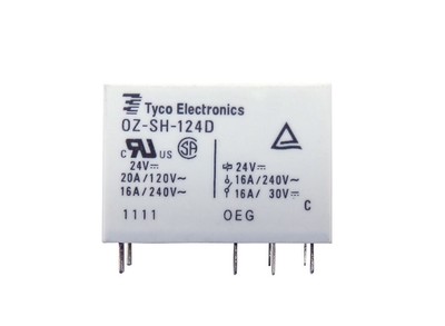 Tyco Electronics 24VDC 16A SPD1 (1 Form C) Power Relay OZ-SH-124D