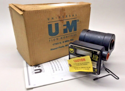 Universal Flow Monitors MN-CSF50GM-10-100V.86-A1WU-E-30D Flow Meter B60078 1-1/4