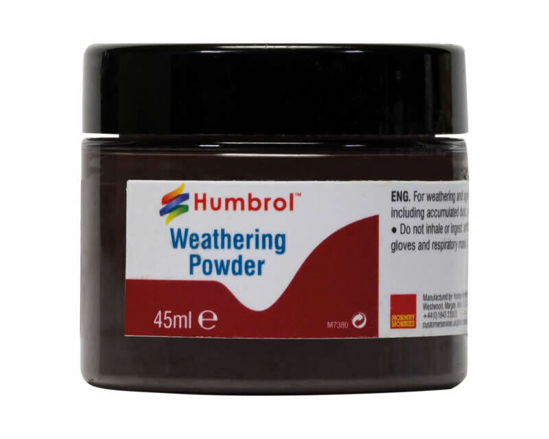 Humbrol Av0011 Poudre De Patine Noire (45ml) ModéLisme