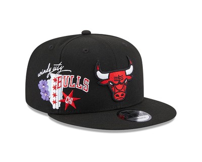 Бейсболка New Era 9Fifty Black/Red NBA Chicago Bulls Icon (60311072) - OSFM