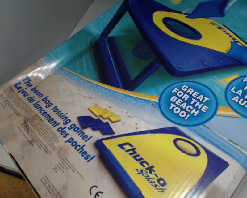 POOF Pool Toys Chuck-O Splash Bean Bag Corn Hole Swimming Pool  Summer Fun