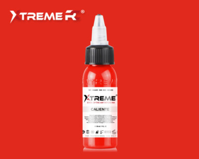 EU REACH Compliant CALIENTE Red by Xtreme Ink Premium Tattoo Color Pigment