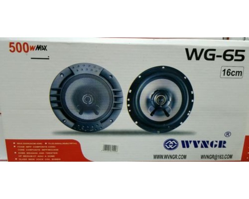 Coppia Di Casse Auto Altoparlanti Speaker 500 Watt 16 Cm Modello Wg-65 linq