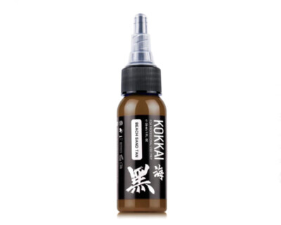 Kokkai Sumi Colors BEACH SAND TAN Brown Bright Bold Premium Tattoo Ink Pigment