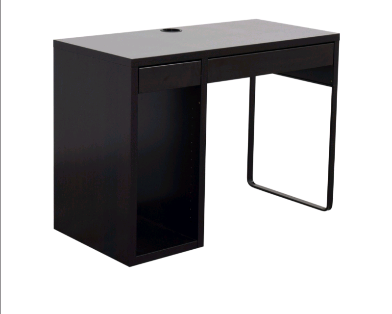 Sold Ikea Black Desk Micke In Renfrewshire Gumtree