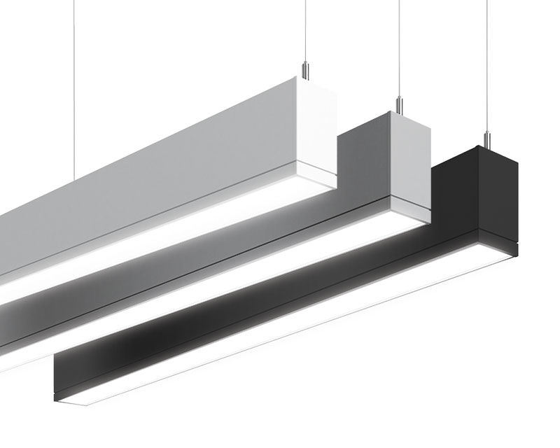 Plafoniera Led 150 Cm Prezzo : Plafoniera a sospensione led 150cm 60w 6000lm lineare alluminio silver