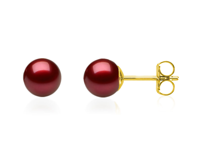 Cranberry pearl earrings clearance