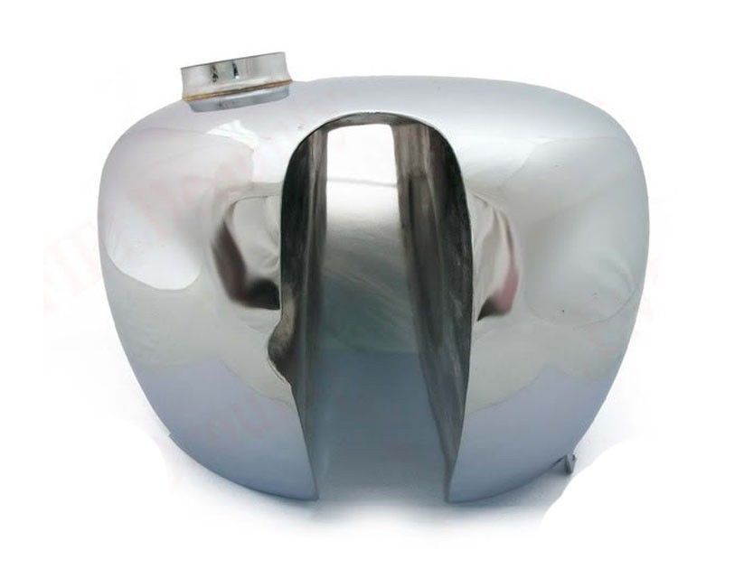 For Norton 1950's Es2 Easy Two Steel Chrome Plated Fuel Gas Tank With Cap 