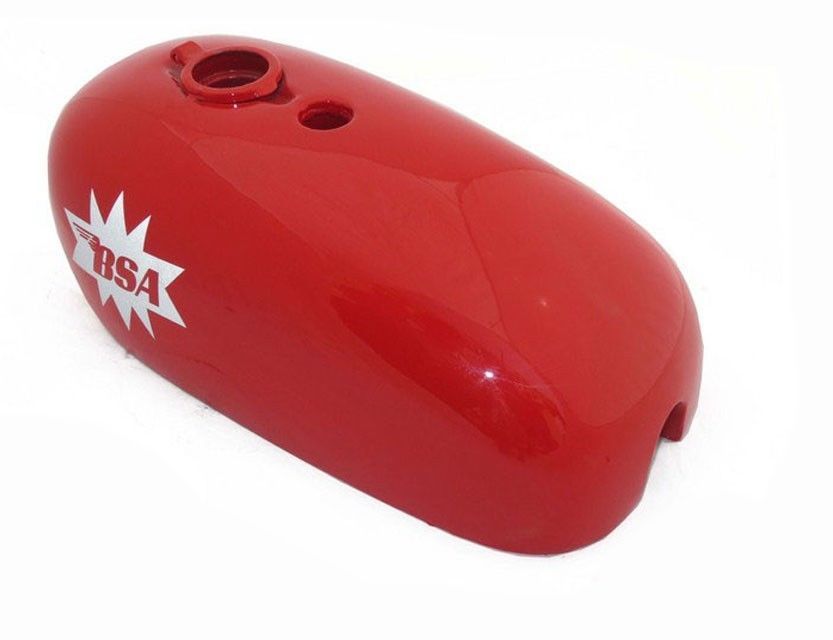 BSA A65-25PH Spitfire Hornet A65HA Red Painted Petrol Fuel Tank With Cap 