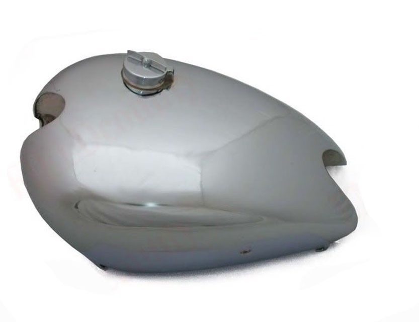 For Norton 1950's Es2 Easy Two Steel Chrome Plated Fuel Gas Tank With Cap 