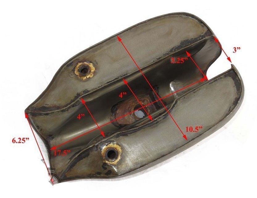 BSA B25 B44 Star Fire Shooting Star Petrol Fuel Tank Steel Blue Painted  