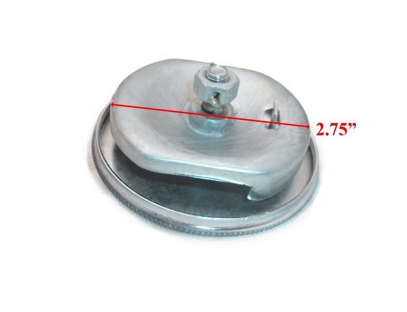 New Fuel Tank Cap 3 Inch Chrome Plated Ariel Square Four Red Hunter 
