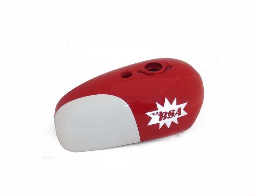 1964 BSA A65-25PH Spitfire Hornet White Red Painted Petrol Fuel Tank A65HA 