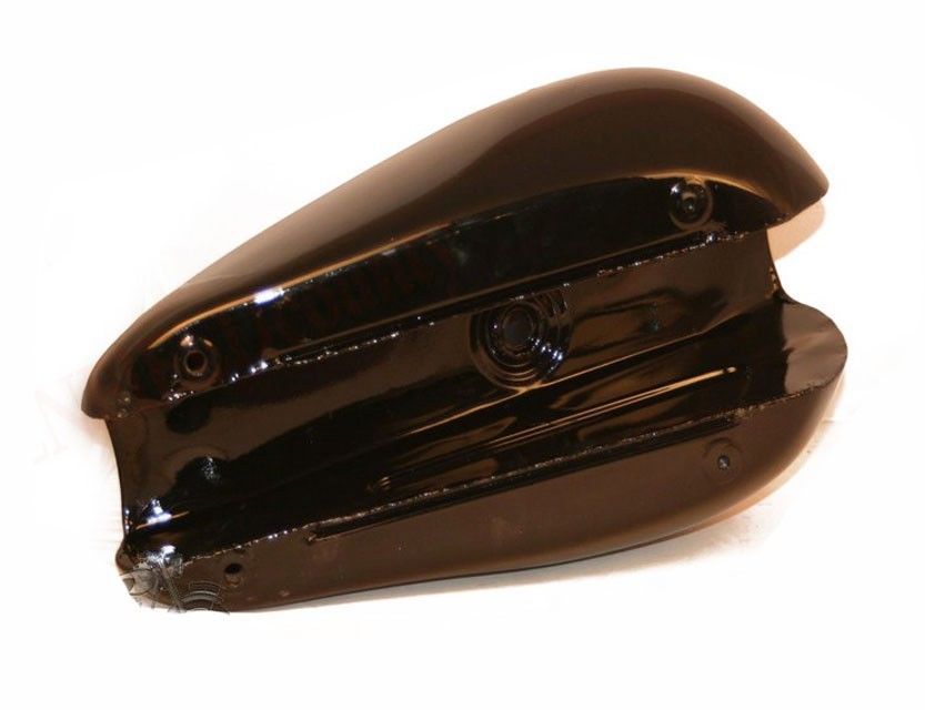 Fits Triumph T140 Bonneville 73-78 Black Red Painted Fuel Tank With Cap  