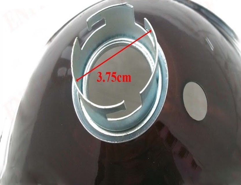 8" Headlamp Beam Unit With Pilot Lamp Holder Fits Norton BSA AJS Triumph 