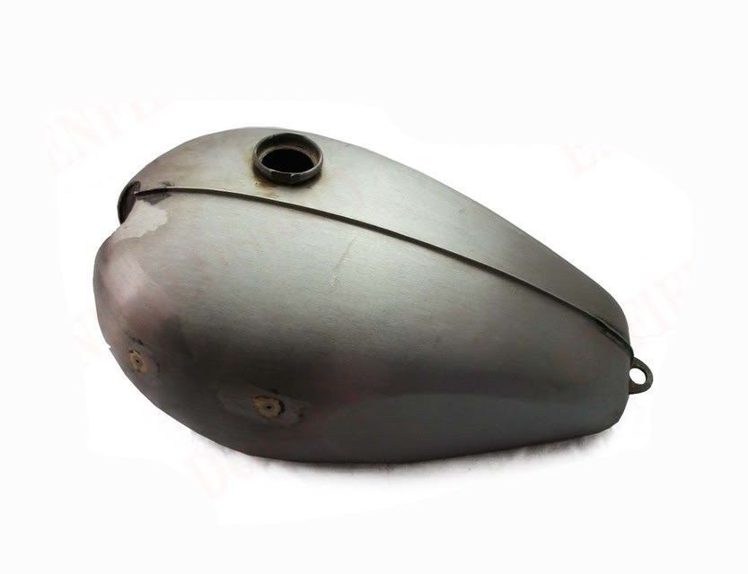 1965 Raw Fuel Tank with Grill Rack 2.5 Gal Fits Triumph T120r Tr6 650cc  