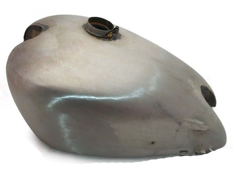 For Norton Pre War 16H Steel Chrome Plated Fuel Gas Tank With Filler Cap 